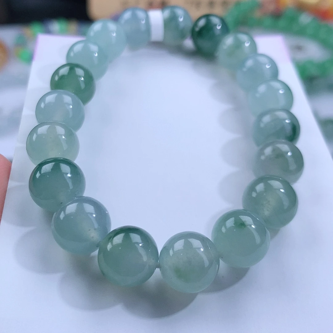翡翠手链未镶嵌卡10mm