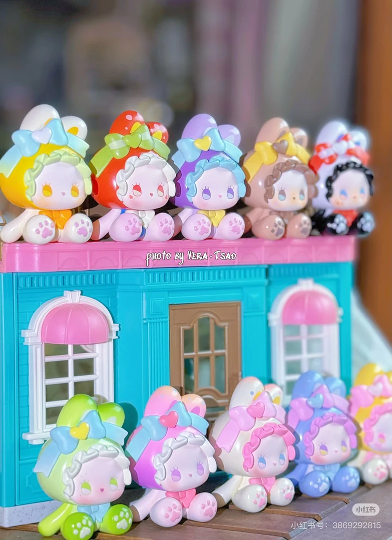 兔兔收藏家可爱潮玩萌粒可做钥匙扣