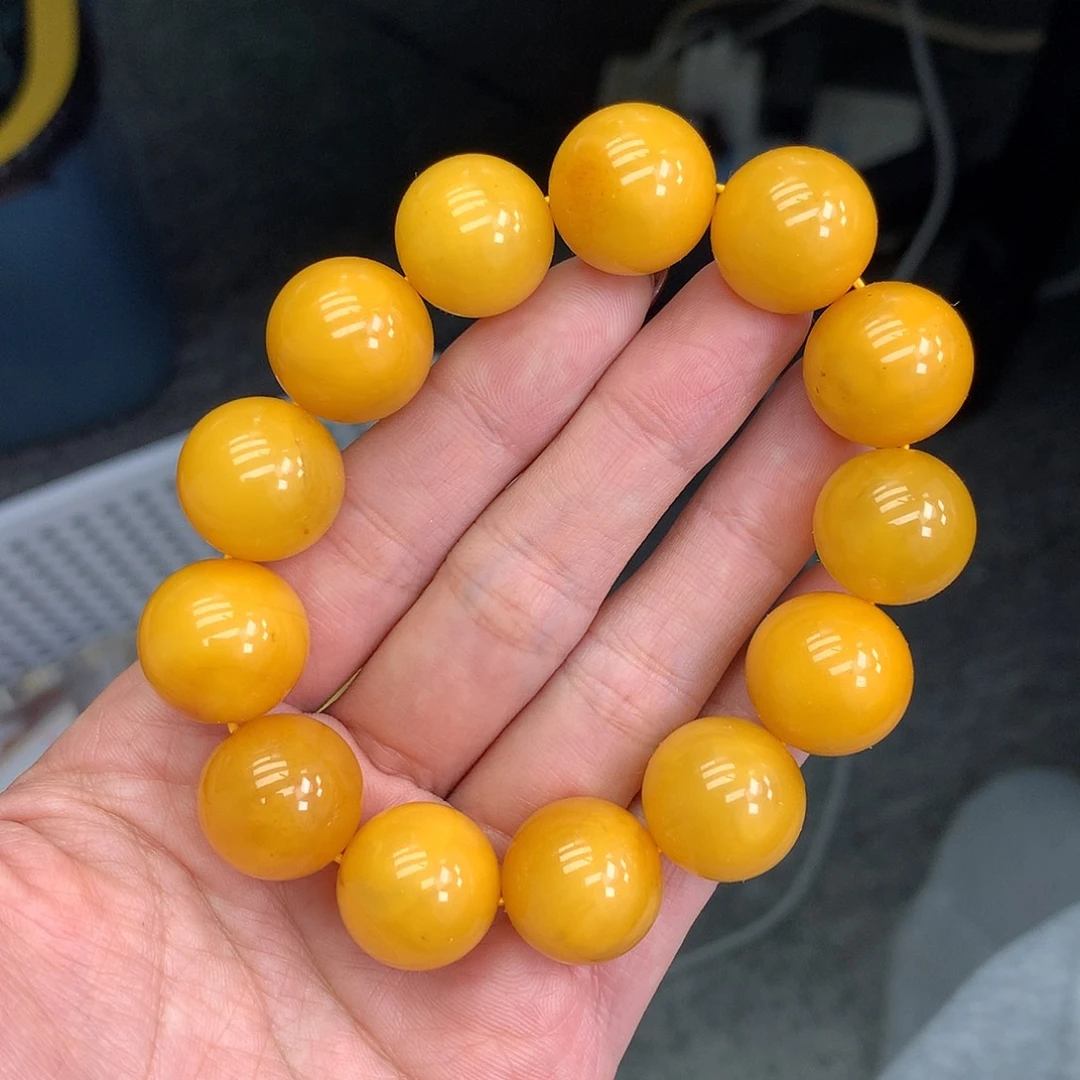 琥珀未镶嵌珠宝奇石17mm➕