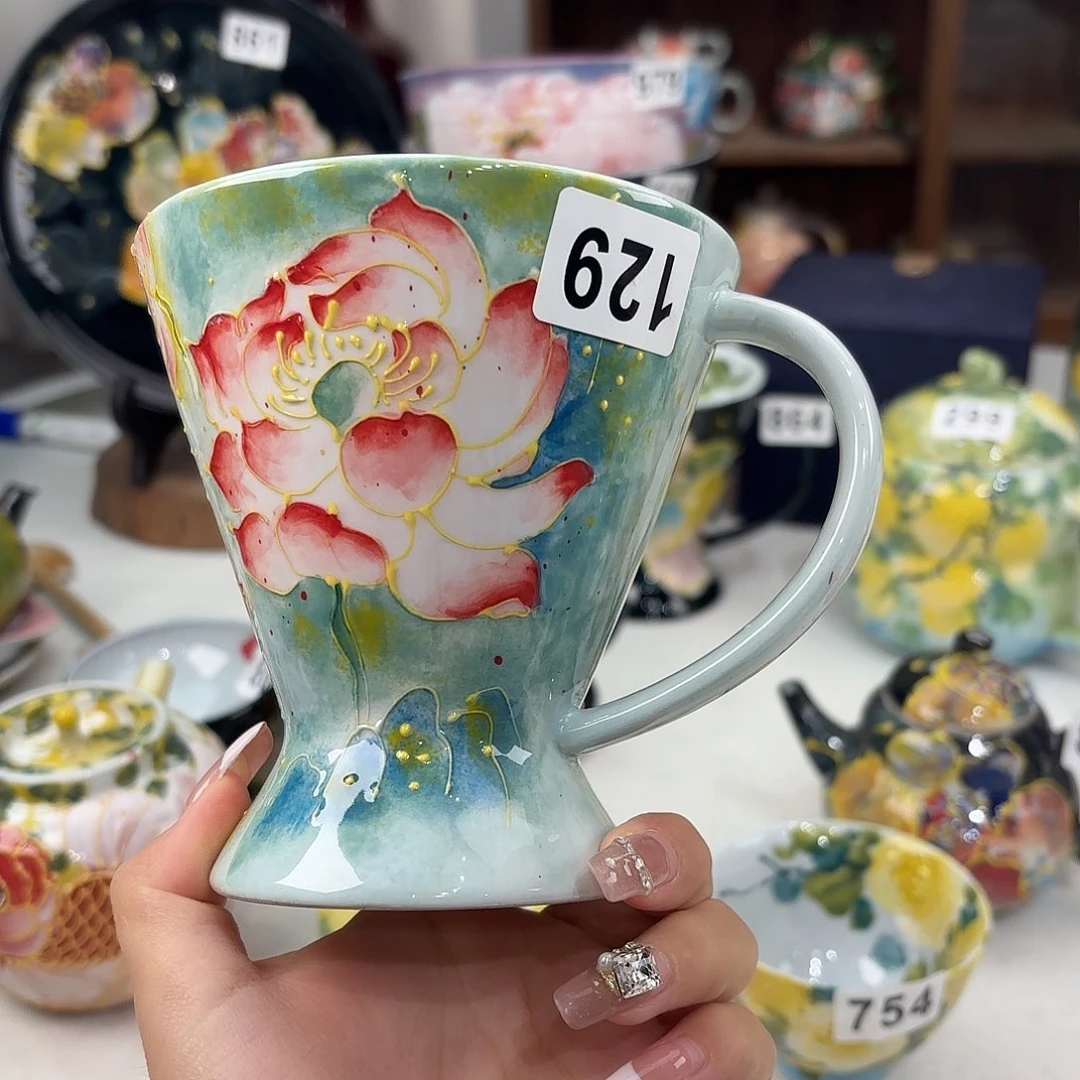 景德镇手绘高温釉下彩陶瓷茶具