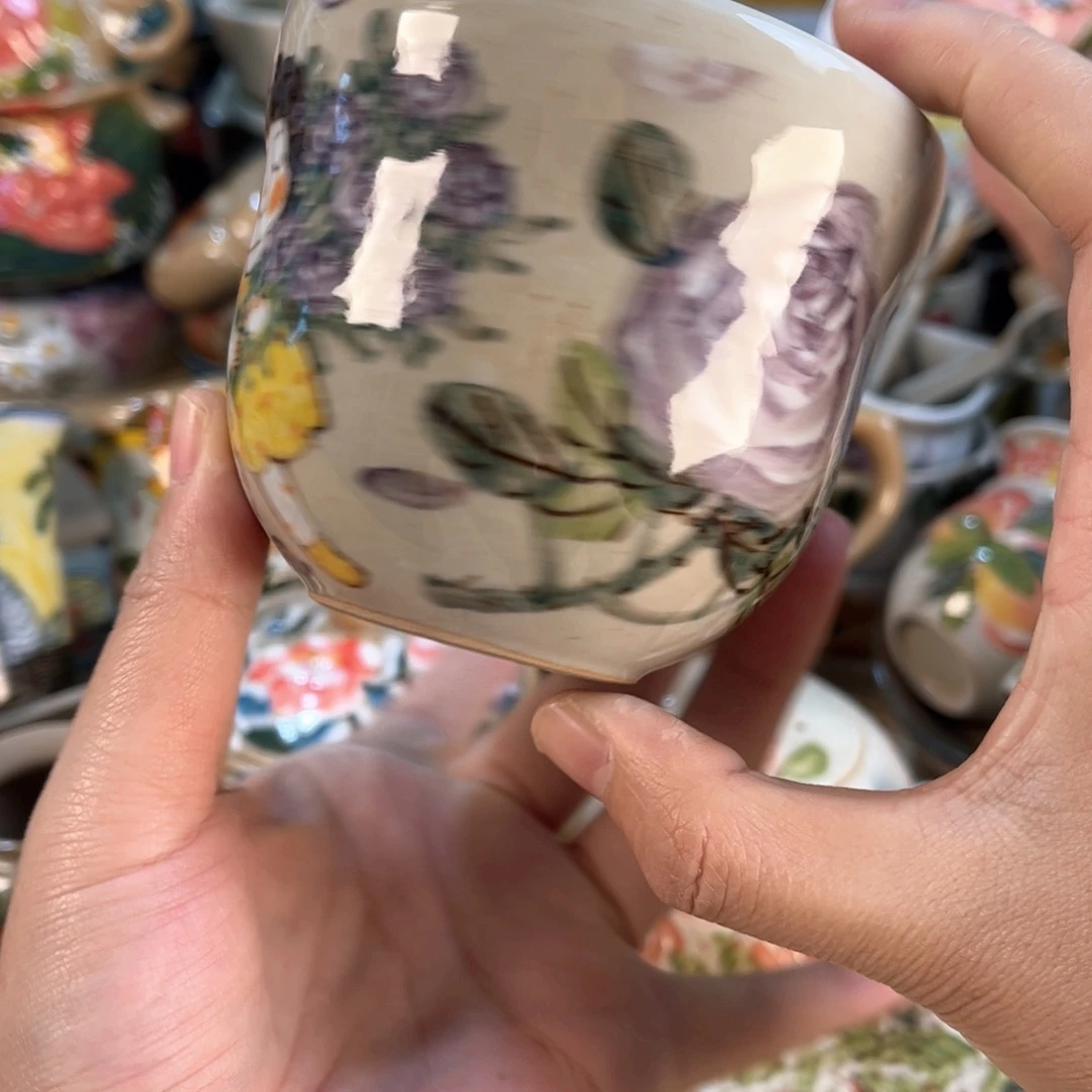 景德镇手工手绘杯
