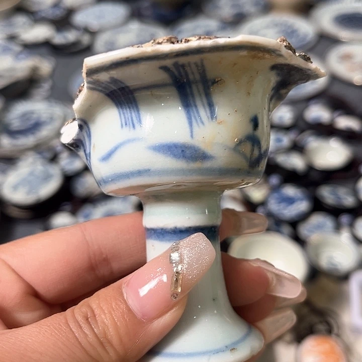 瓷片瓷片茶托喝茶非常不错