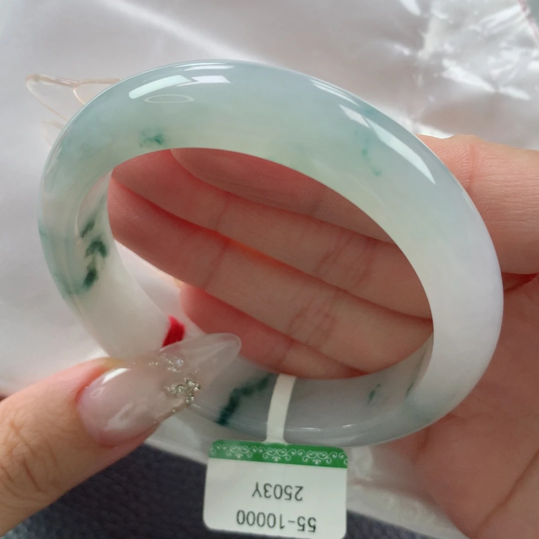 未镶嵌手镯翡翠缅甸天然翡翠A货55.6