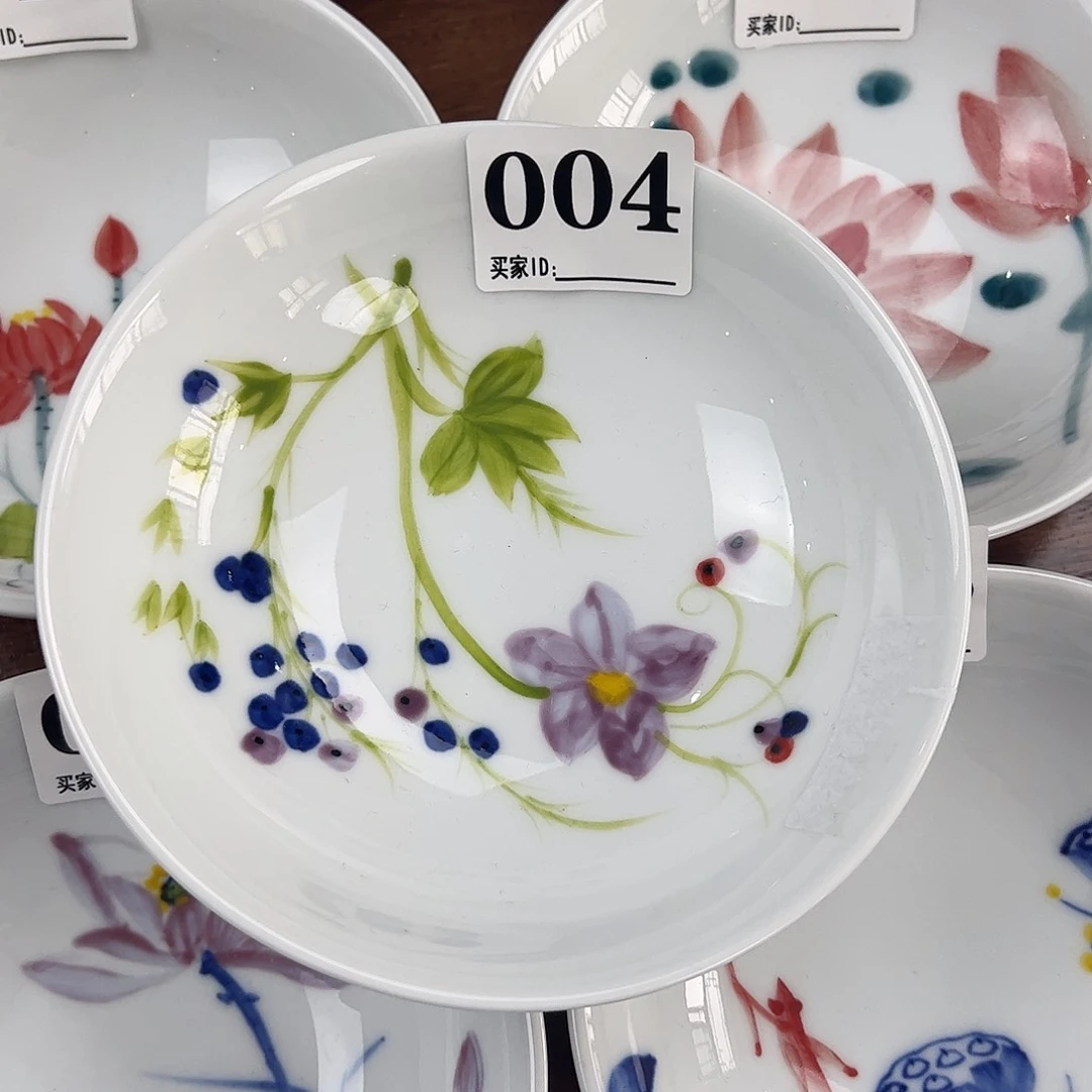 瓷片景德镇陶瓷手工手绘制作