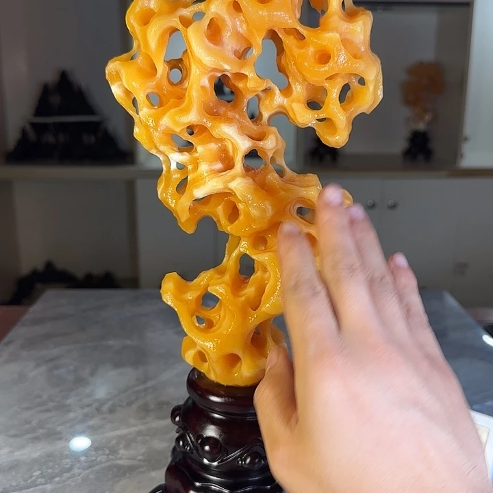 傍***风奇石茶宠鱼缸文房摆件