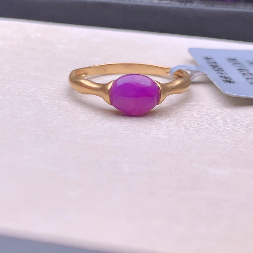 苏纪石（舒俱来）18K金镶嵌戒指