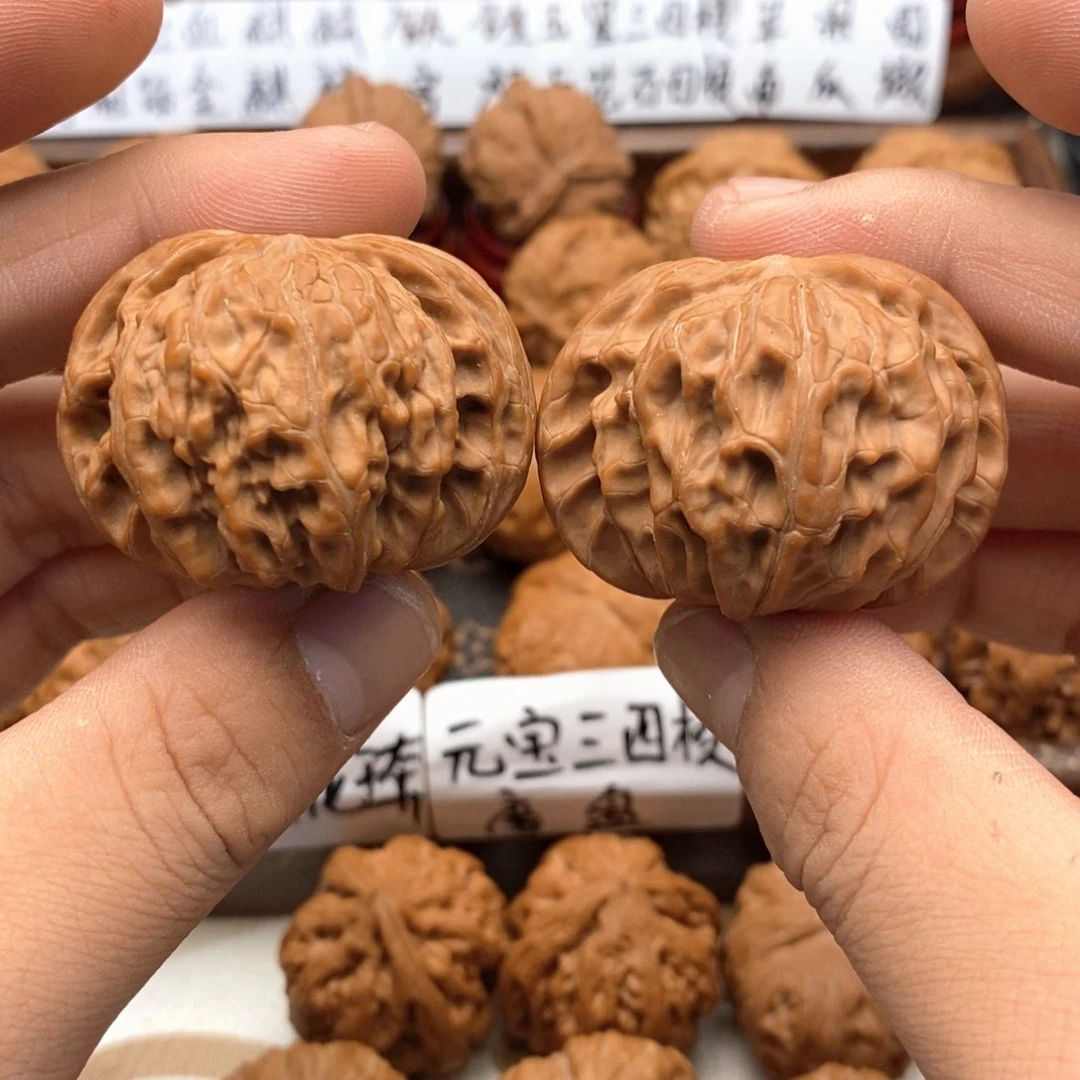 文玩核桃吊坠44尺 全品磨盘 17