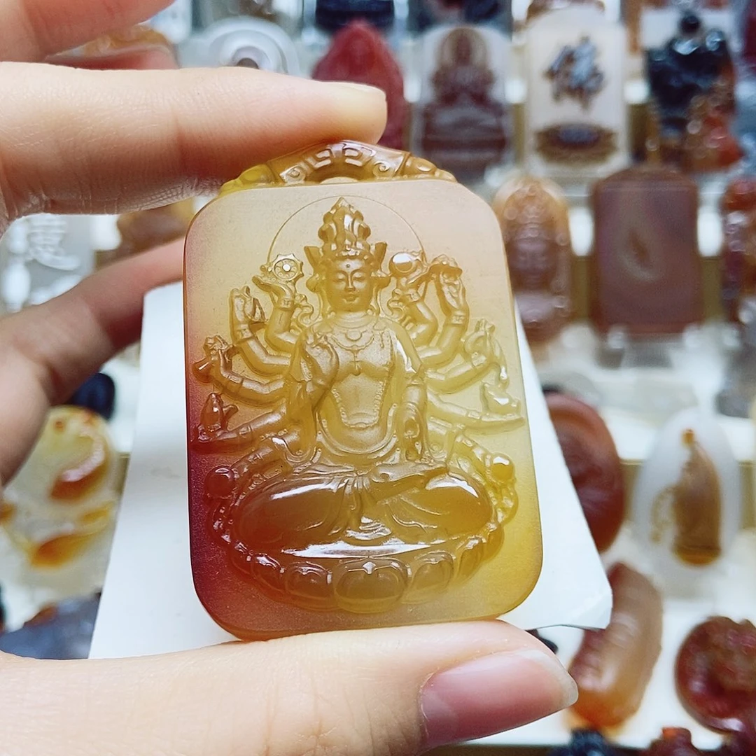 鹤***司玛瑙/玉髓未镶嵌颈饰