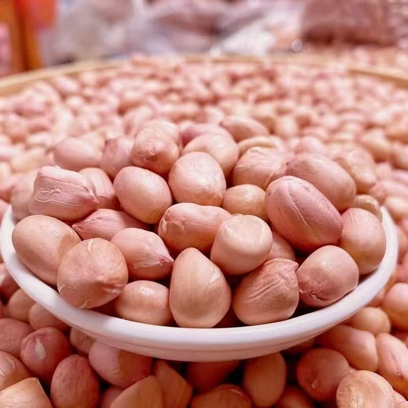 当季新货花生米新鲜山东特大颗粒花生米白沙花生仁粉皮可榨油