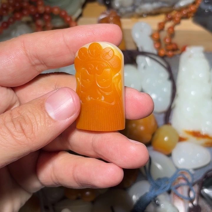 和田玉（白玉）戒指未镶嵌