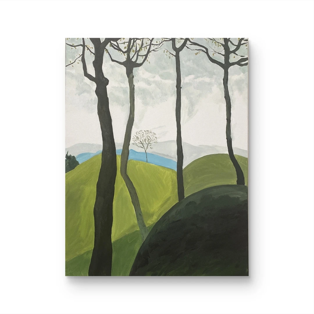 【山间】原创手绘挂画 “60*80” No.1146