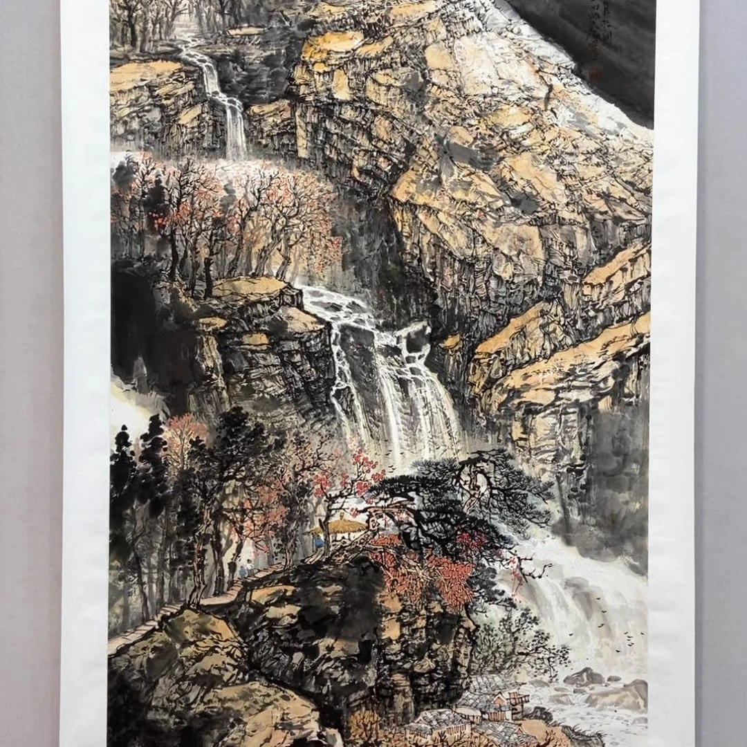 国画昵***要莫双发大六尺精品佳作