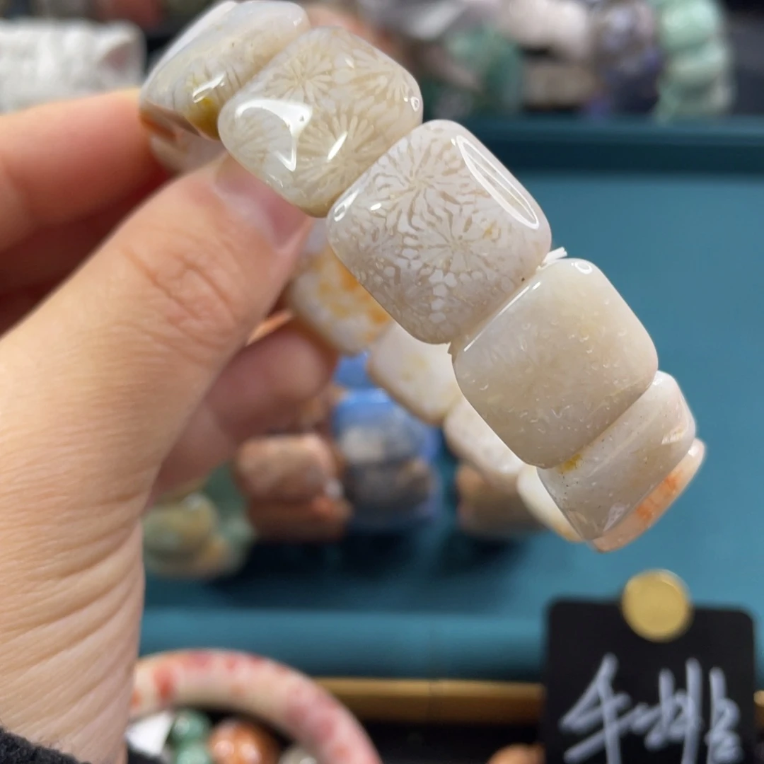 未镶嵌手镯硅化玉