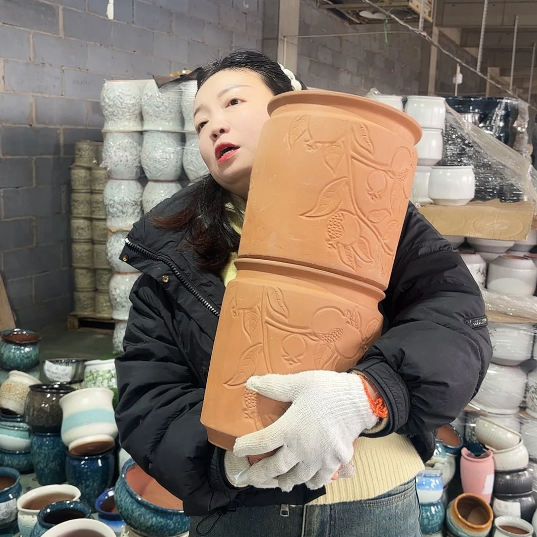 正品两个高24/21红陶