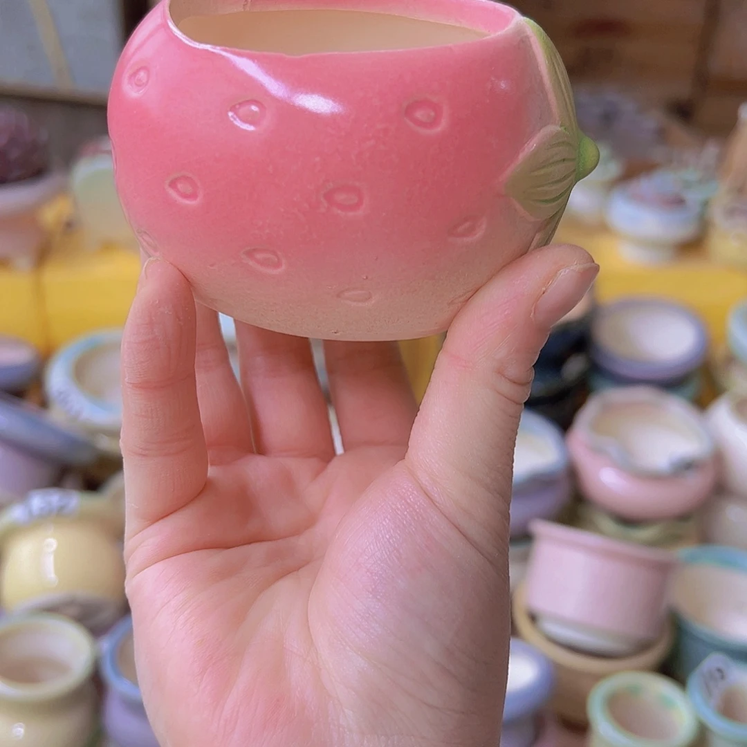 红陶陶瓷花盆当场满12包邮发货