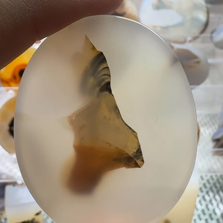 玛瑙/玉髓未镶嵌项链