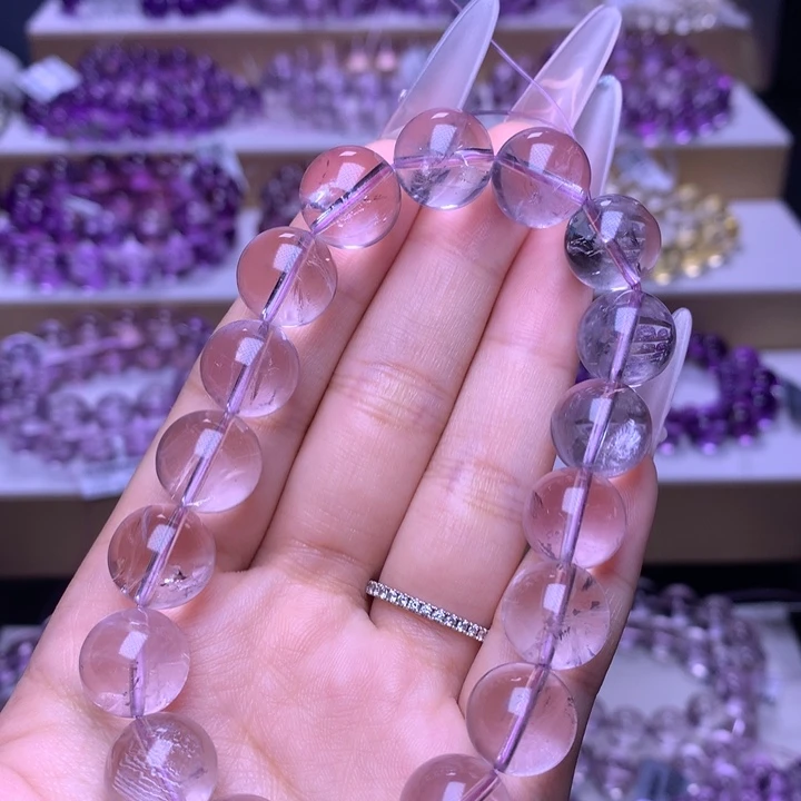 紫晶未镶嵌手串玻利维亚