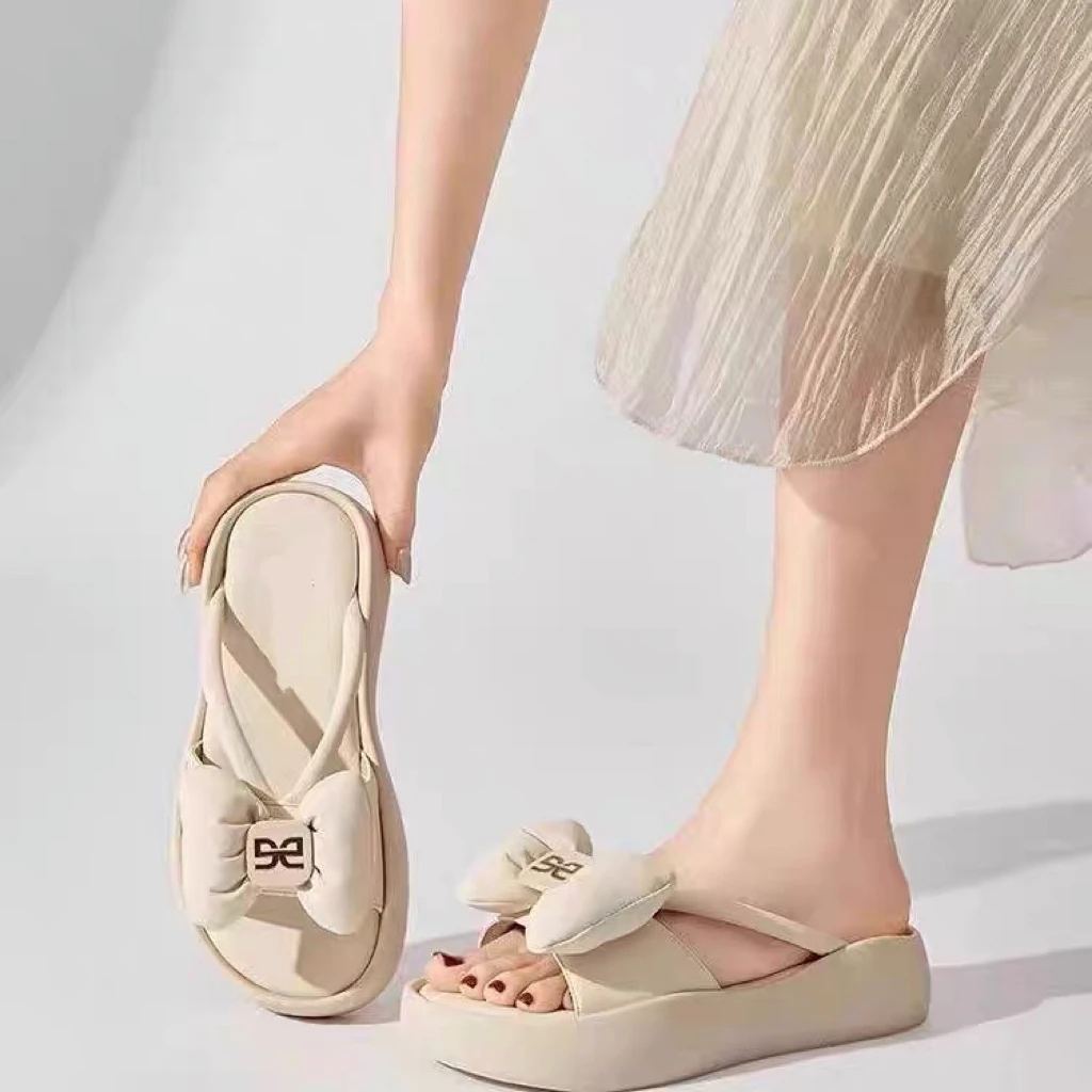 套趾拖鞋女鞋1306夏季新款时尚休闲粗跟中跟圆头套趾X