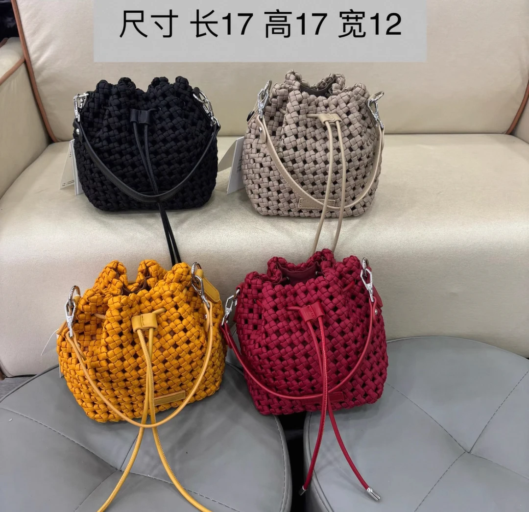 编码501——550单肩斜挎手提包大容量时尚女士单肩包水桶包编织包