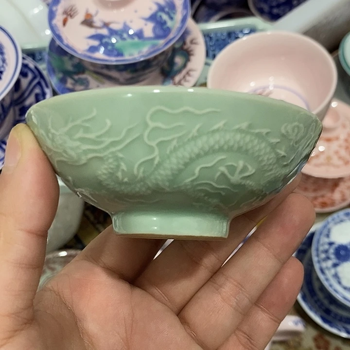 陶摆件景德镇陶瓷主人杯2345