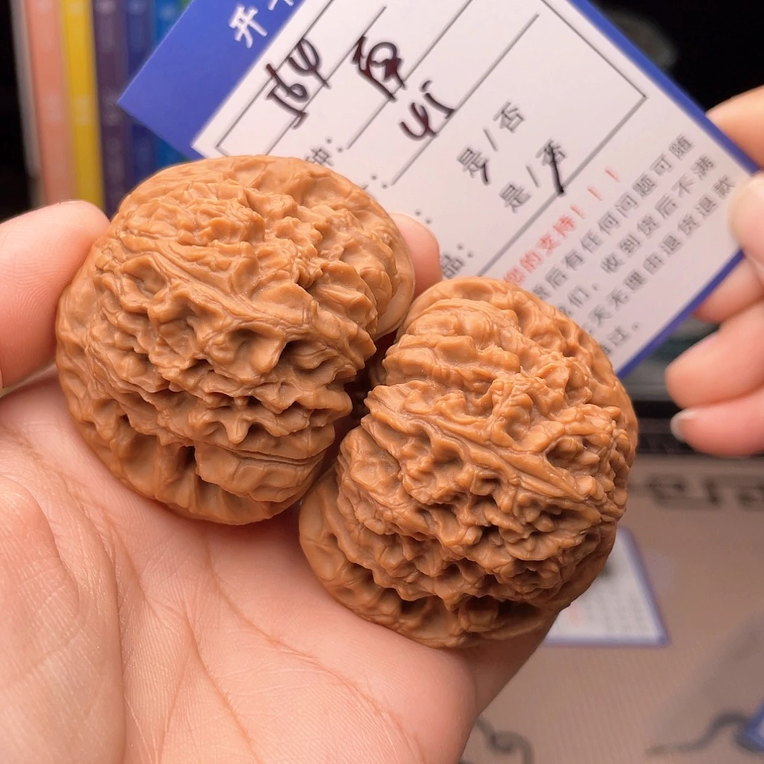 核桃文玩手捻核桃564