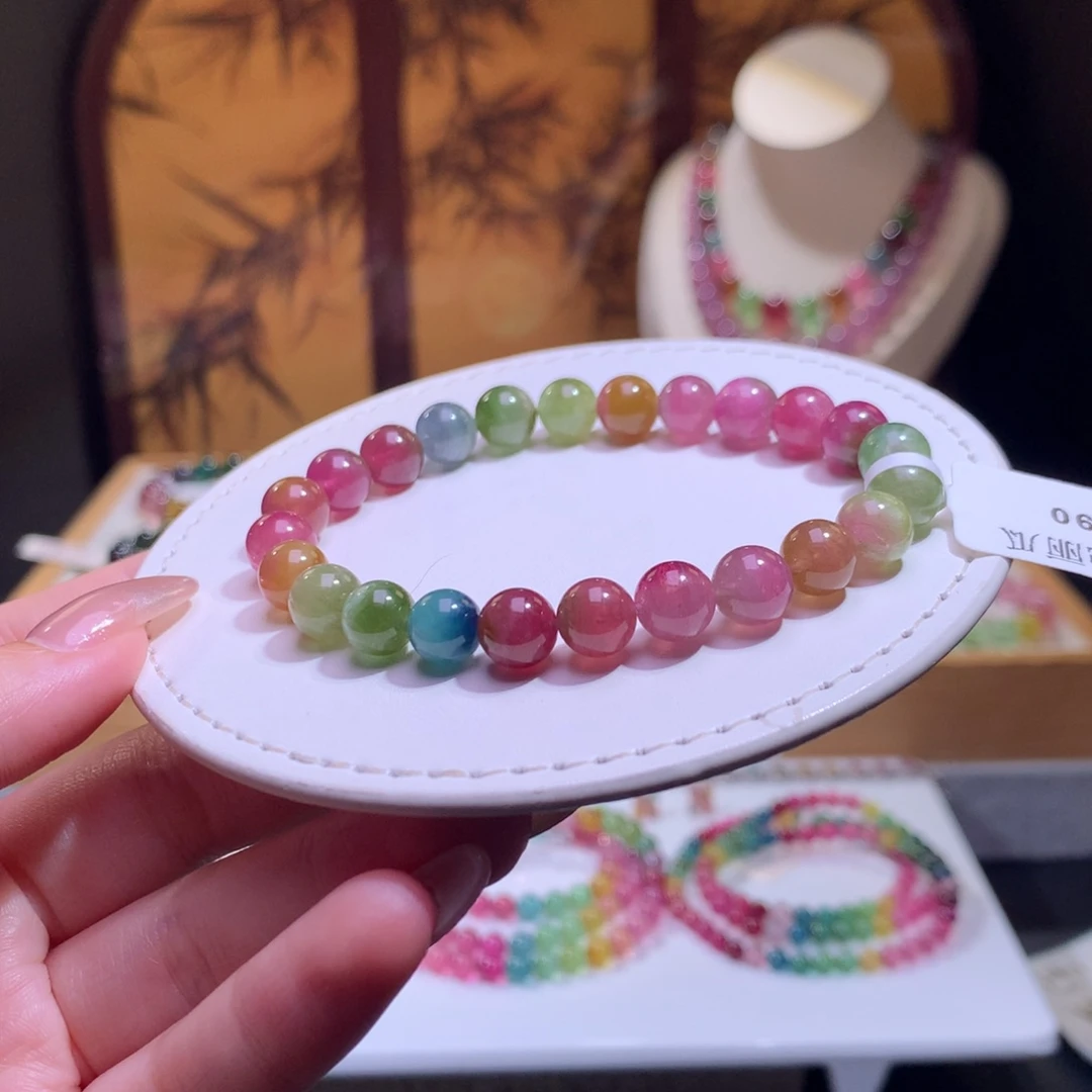 未镶嵌手链碧玺碧玺