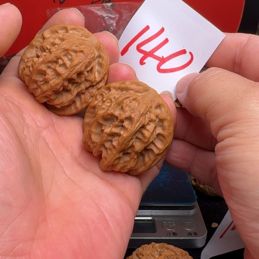 文玩核桃把件眼****烦41盘石