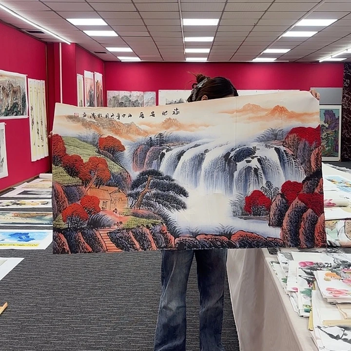 国画山水图画作品