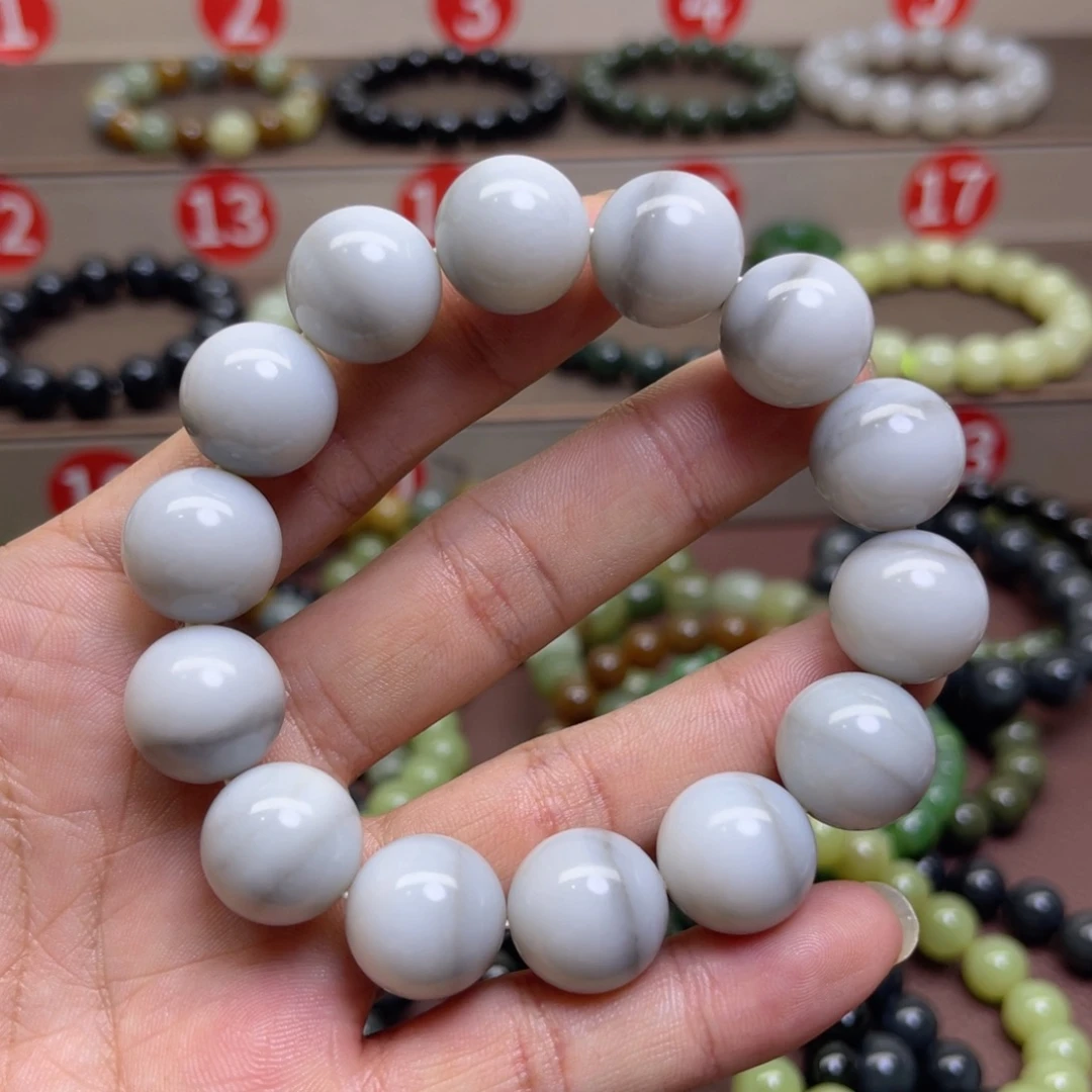 和田玉未镶嵌手链