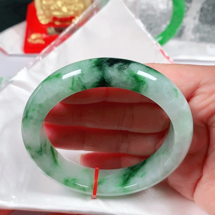 未镶嵌手镯翡翠  编号S1367 正圈57