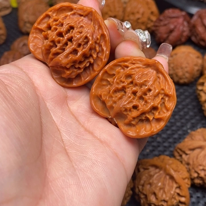 吊坠文玩核桃秦岭野生37
