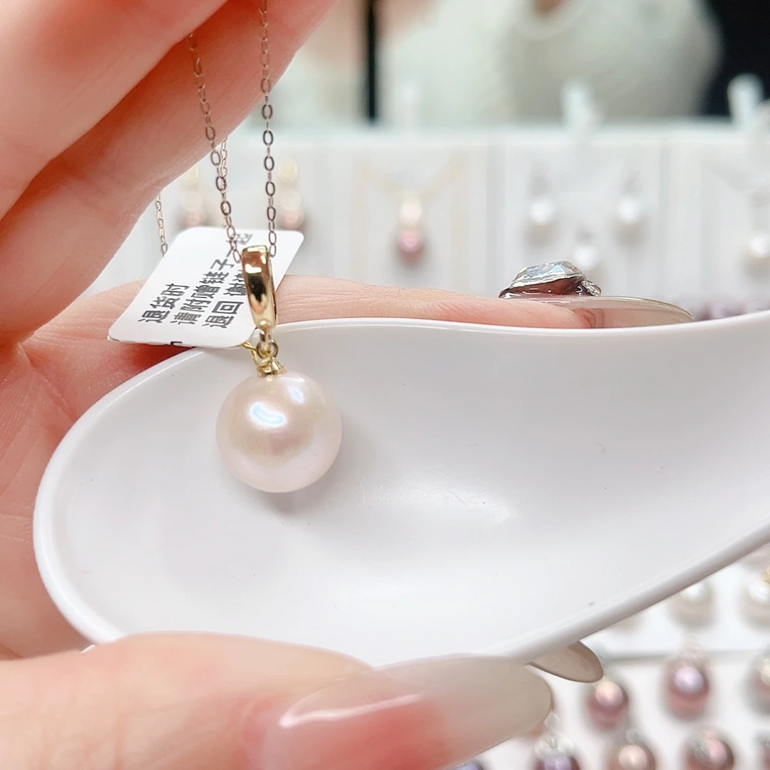 淡水珍珠吊坠(赠链)合金