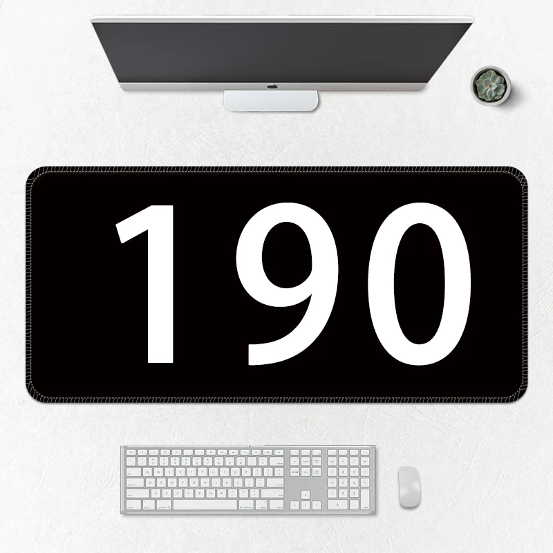 【190号】动漫游戏鼠标垫超大号办公电脑桌垫锁边加厚防滑亚布专属