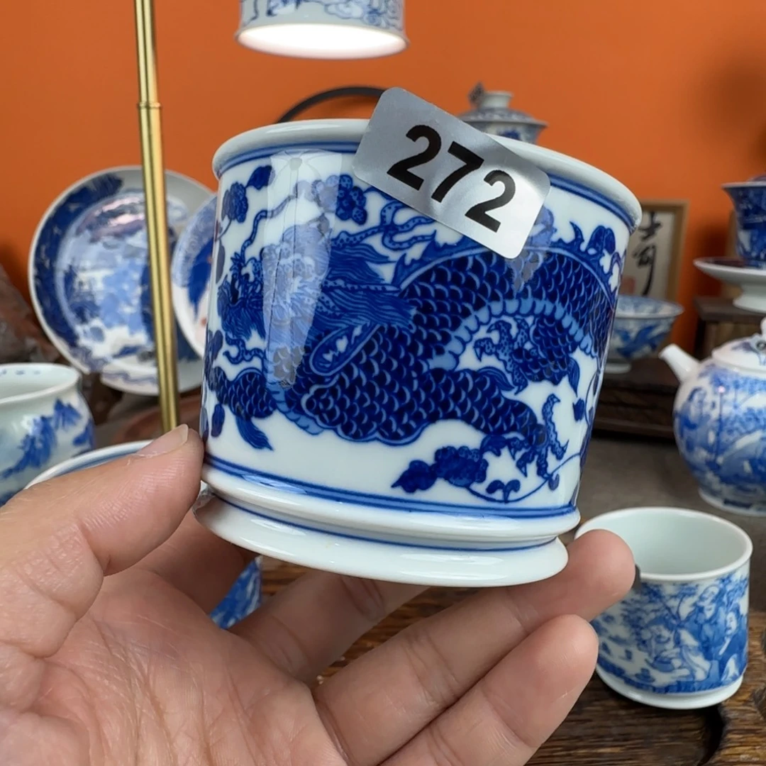 瓷片景德镇手绘青花茶器272