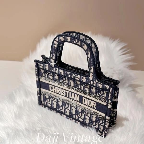 大吉中古/Dior迪奥mini刺绣托特手提包