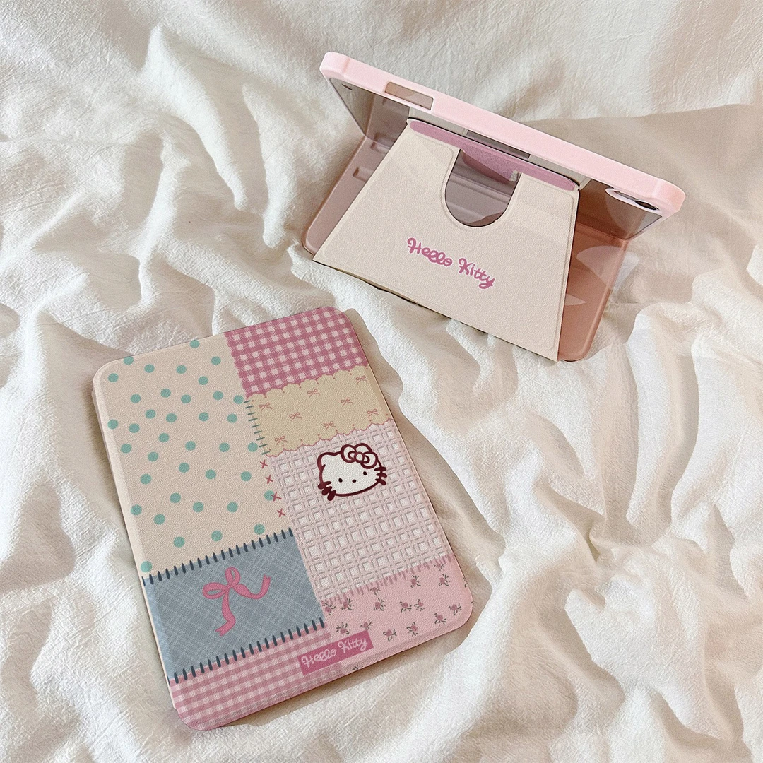 拼接格子KT适用iPad A16苹果平板保护套旋转2025iPad11笔槽iPad10