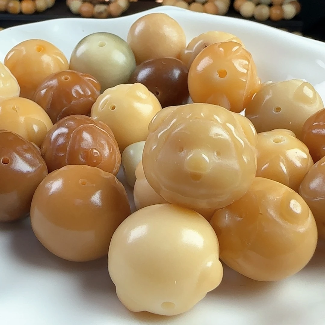 菩提根/象牙果手串瑕疵卡22羊猪2颗（3单宠1颗5宠2）