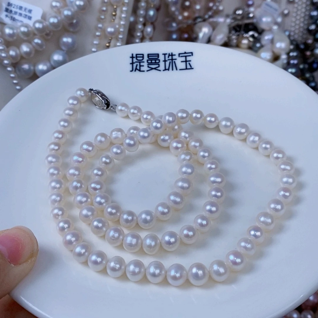 项链未镶嵌淡水珍珠7-8mm/60cm多样性发1