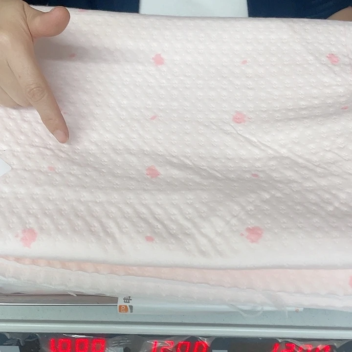 粉色精梳棉夹棉一米429