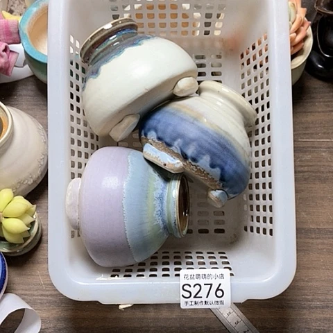 紫砂花盆276微瑕品口径5厘米左右尺寸