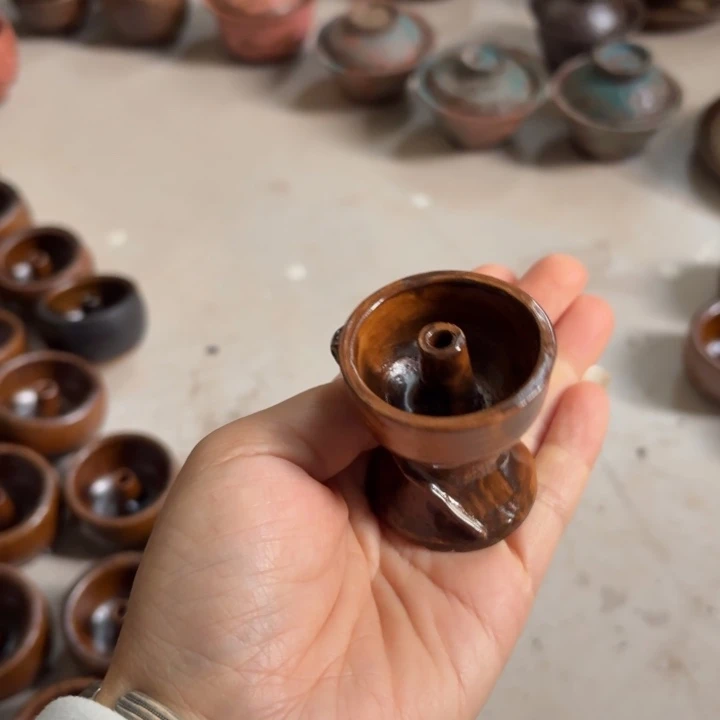 快***糖景德镇陶瓷艺术小油灯