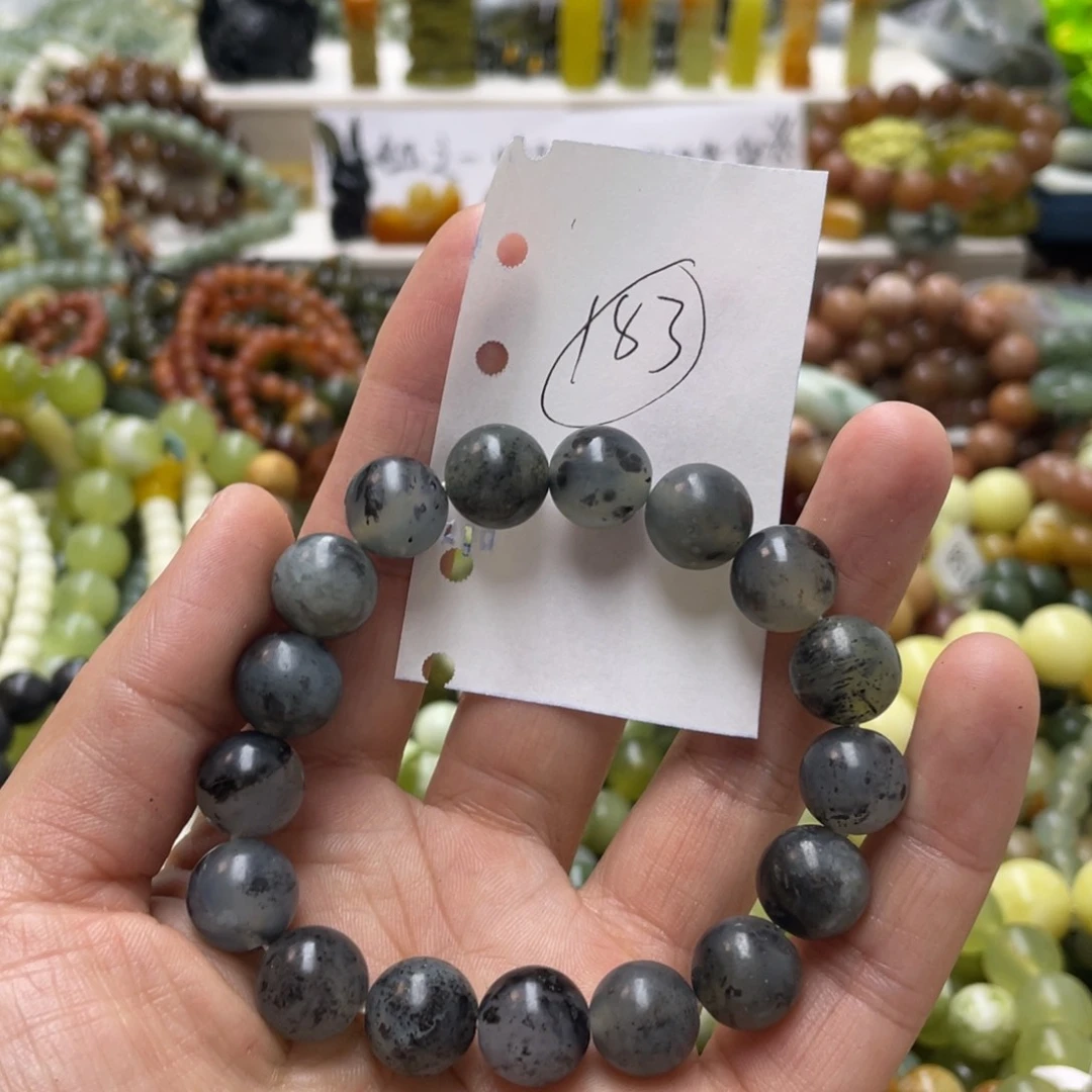 蛇纹石玉手链未镶嵌