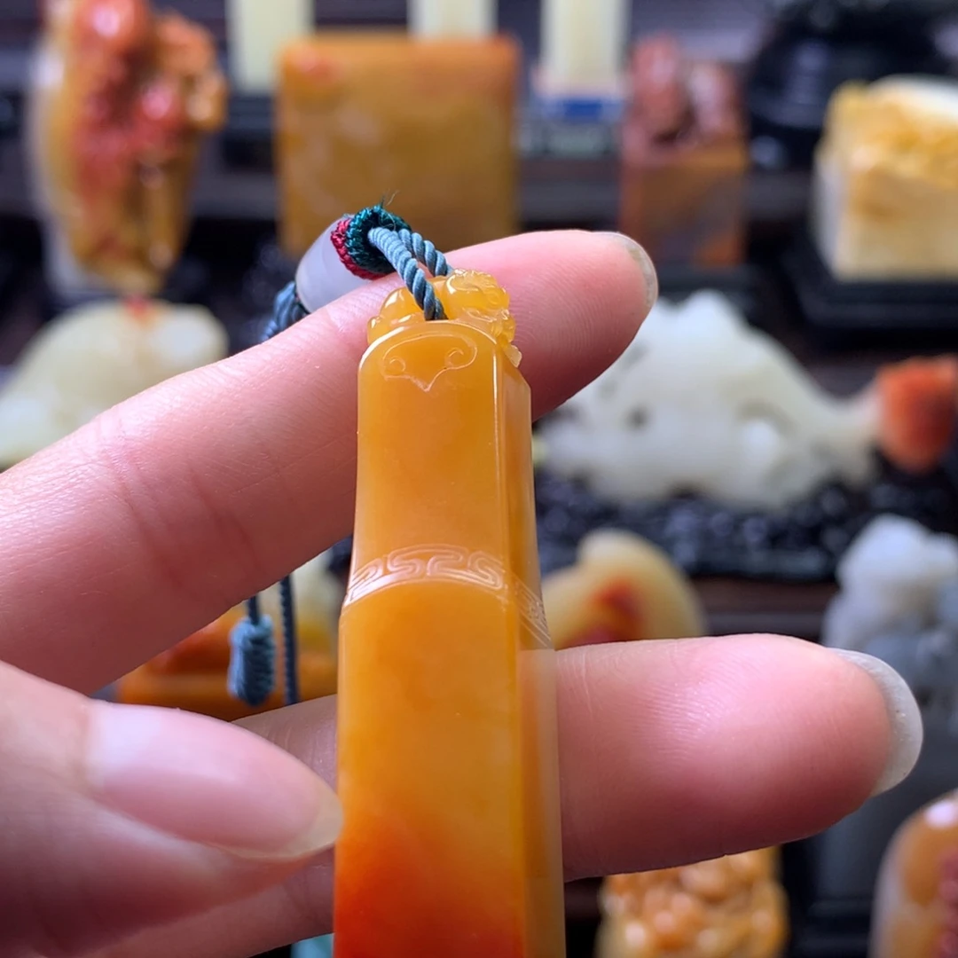 月***河寿山石印石寿山石芙蓉