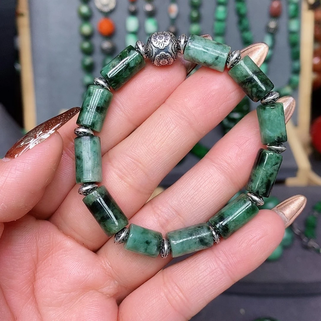 翡翠手链未镶嵌祥*阁漂亮美眉