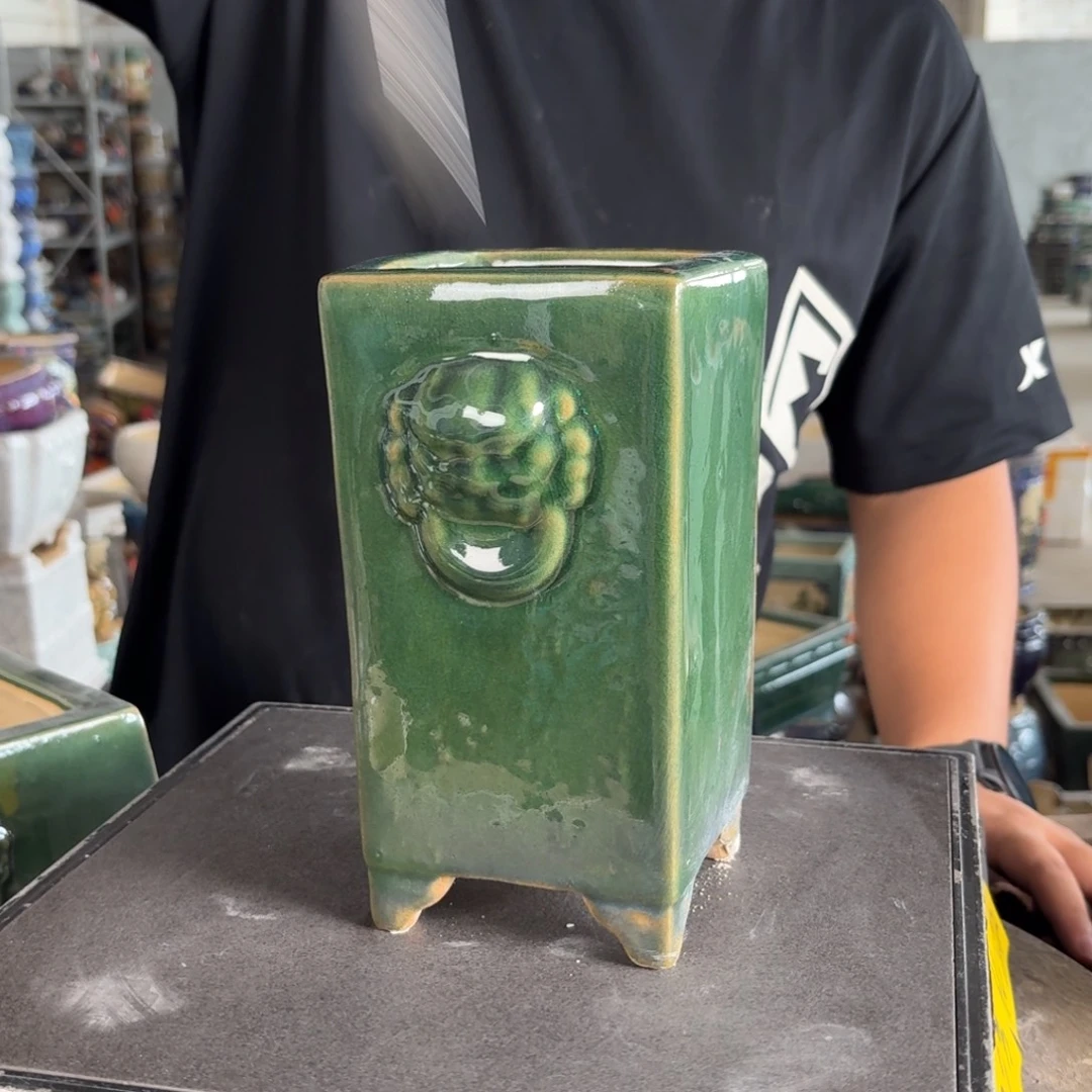 。一风堂石湾花盆 微瑕 内8*17