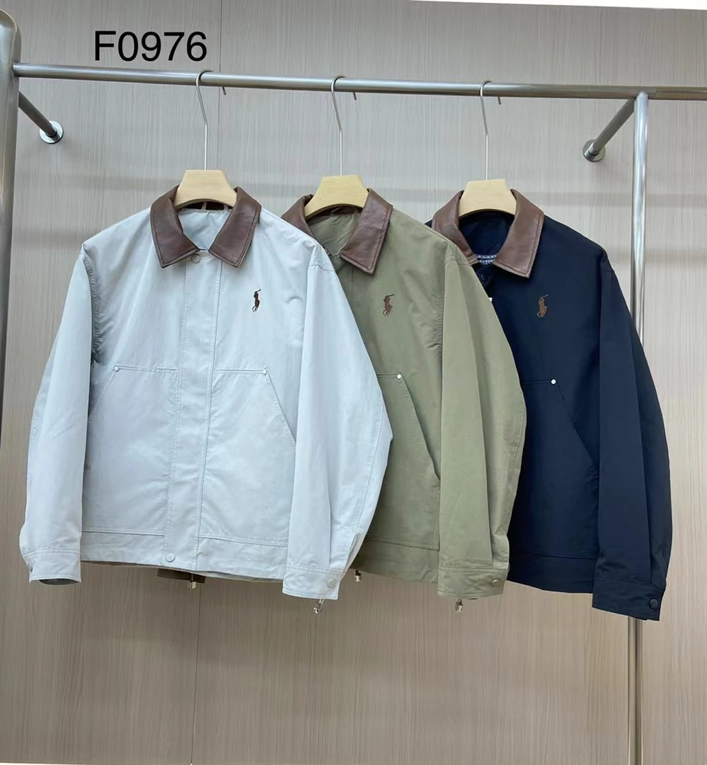 CF-楚凡2025秋季新款男士简约风翻领宽松夹克0976