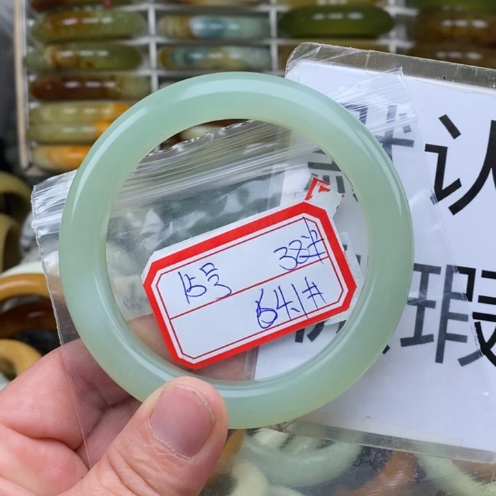 未镶嵌蛇纹石玉手绳