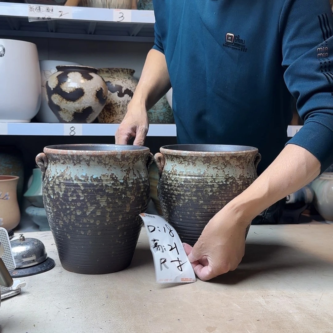 紫砂花盆尺寸18@21