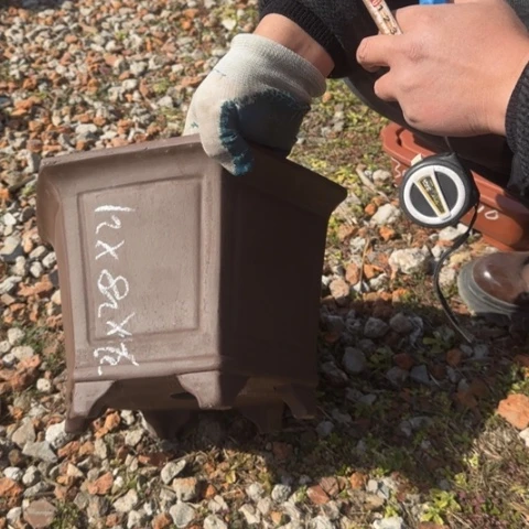 紫砂花盆紫砂花盆盆景盆栽瑕疵