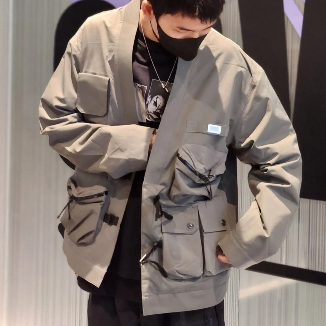 （直播）李宁LNG都市机能风系列组合口袋拼接夹克男女外套FDBC004